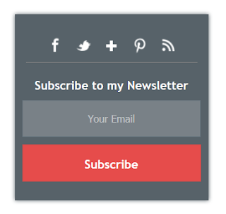 Blogger Newsletter Email Subscription Widgets  Best Stylish & Responsive Blogger Newsletter Email Subscription Widgets 