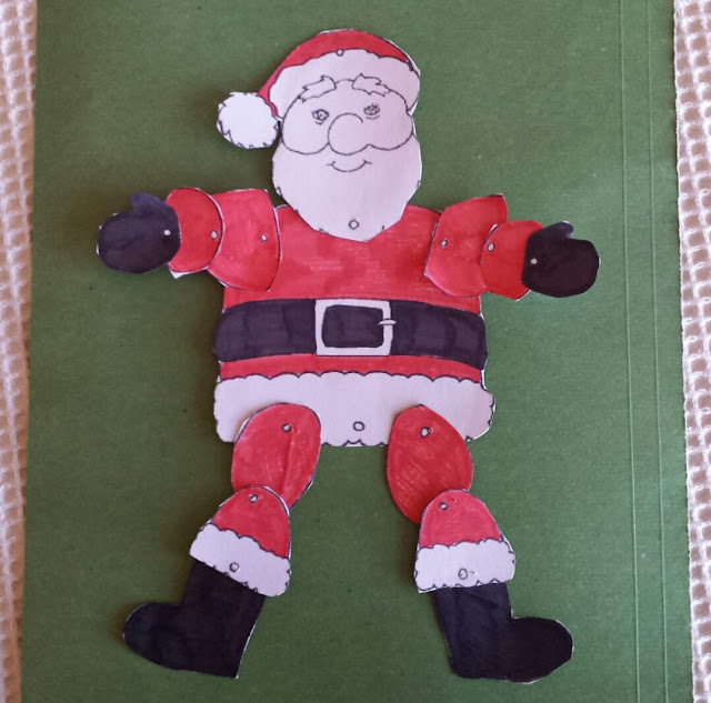 Babbo Natale handmade da appendere 