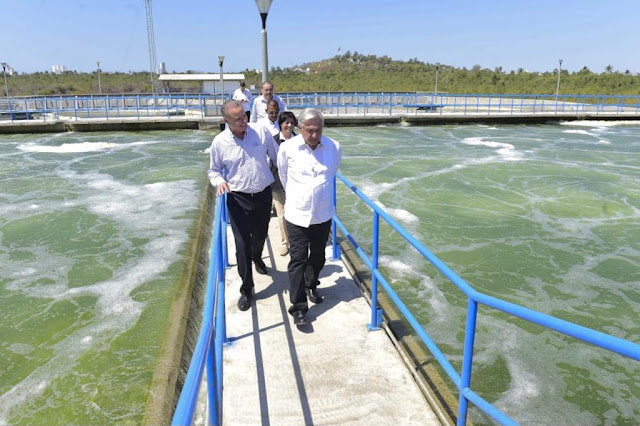 En Mazatlán, AMLO entrega plantas tratadoras Urías I y Urías II