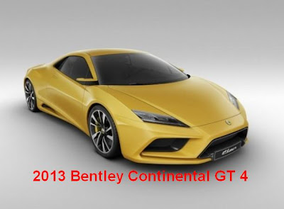 2013 Bentley Continental GT 4 yellow color front side view