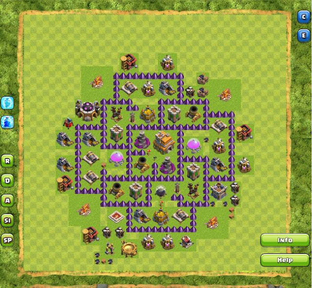 Base WAR Town Hall 6-10 Terbaik Di CLASH OF CLANS.