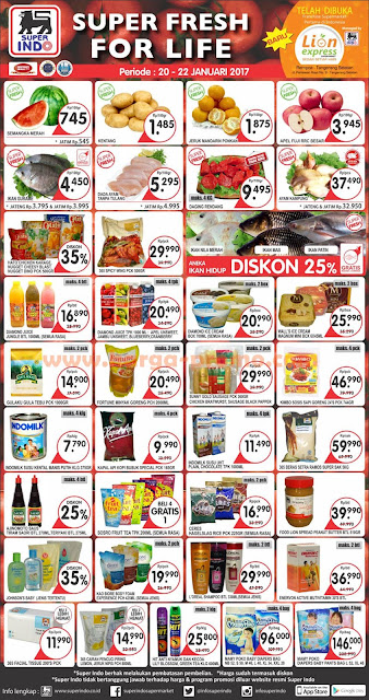 Promo JSM SUPERINDO Akhir Pekan Weekend Promo Periode 20 - 22 Januari 2017