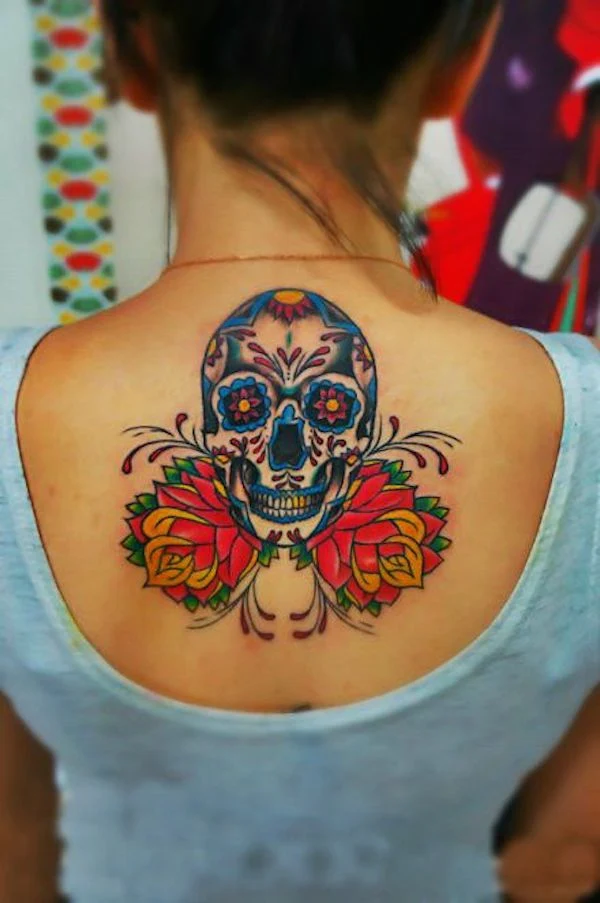 tatuaje de calavera mexicana