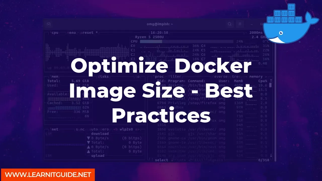 Optimize Docker Image Size - Best Practices