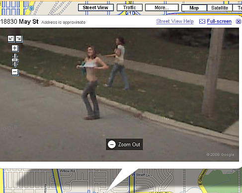 google maps funny street view. on Google Maps Street View