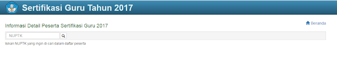 Cara Cek Penetapan Peserta Sertifikasi Guru Tahun 2017