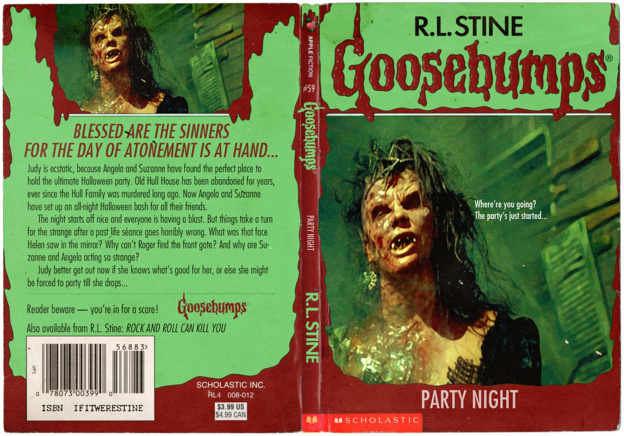 The Horrors of Halloween: Goosebumps Halloween Horror Book Covers