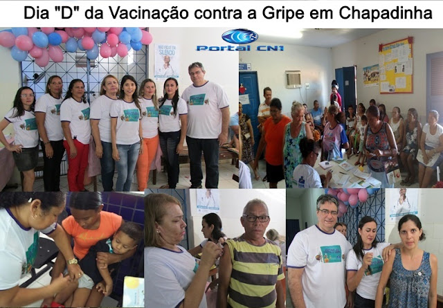 Prefeitura de Chapadinha realiza o Dia "D" da Vacinação contra a Gripe