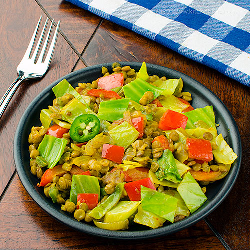 Lentil and Cabbage Curry