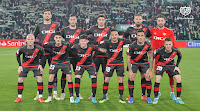 RAYO VALLECANO DE MADRID. Temporada 2021-22. Alejandro Catena, Sergi Guardiola, Santi Comesaña, Saveljich, Luca Zidane. Isi Palazón, Óscar Valentín, Fran García, Álvaro García, Óscar Trejo y Balliu. ELCHE C. F. 2 RAYO VALLECANO DE MADRID 1 Viernes 18/02/2022, 21:00 horas. Campeonato de Liga de 1ª División, jornada 25. Elche, Alicante, estadio José Martínez Valero. GOLES: 0-1: 52’, Fran García. 1-1: 76’, Guido Carrillo. 2-1: 84’, Ezequiel Ponce.