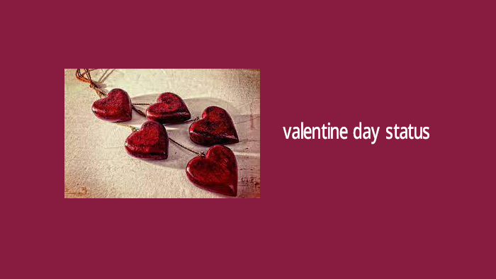valentine day status