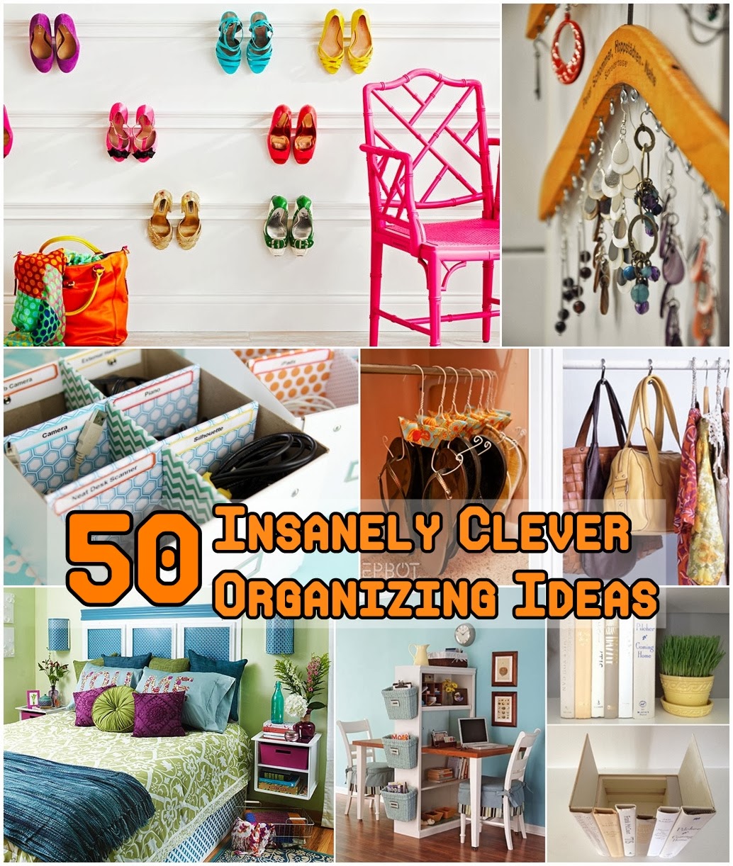 50 Insanely Clever Organizing Ideas - HANDY DIY