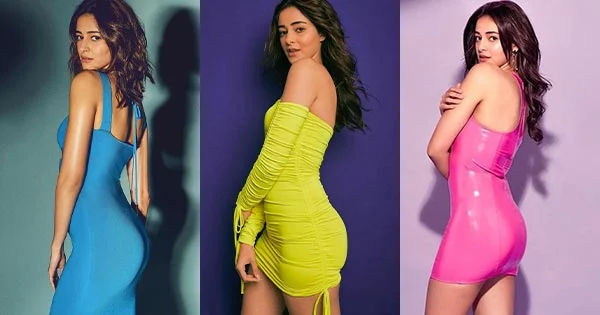 ananya panday booty tight dress sexy body indian actress