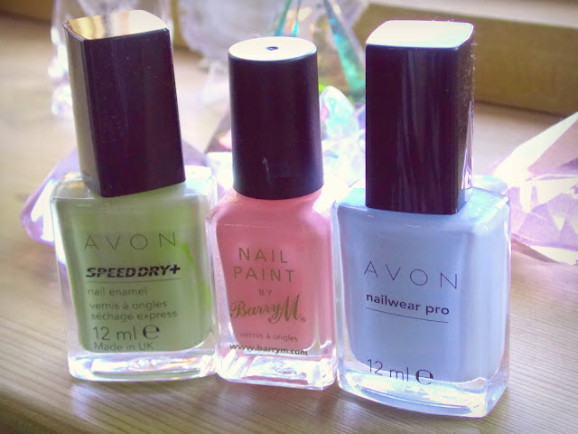 Spring 2013 pastel nail paint, barrry M / Avon