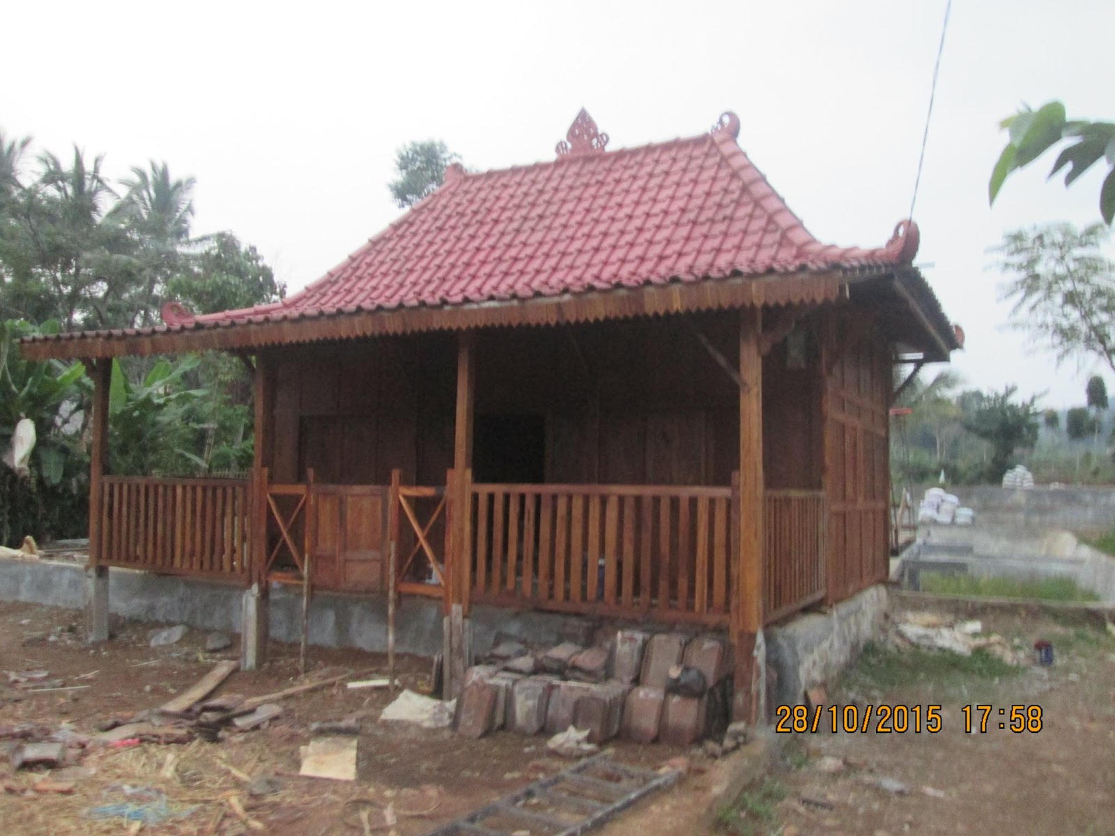  Gambar  Dijual Rumah  Joglo Jogja Limasan Tumang Sari Desain  