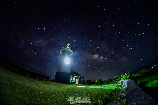 BASCO LIGHTHOUSE AT NAIDI HILLS BATANES CANDLE LIGHT DINNER AND MILKYWAY STARRY NIGHT