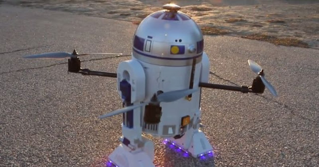 Wow, Drone Ini Mirip Sekali Dengan Robot Yang Ada Di Star Wars