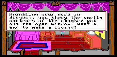 Kings Quest 3 chamber pot, Resigned Gamer