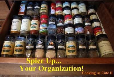 Organizing Your Spice Drawer - Cheaply
