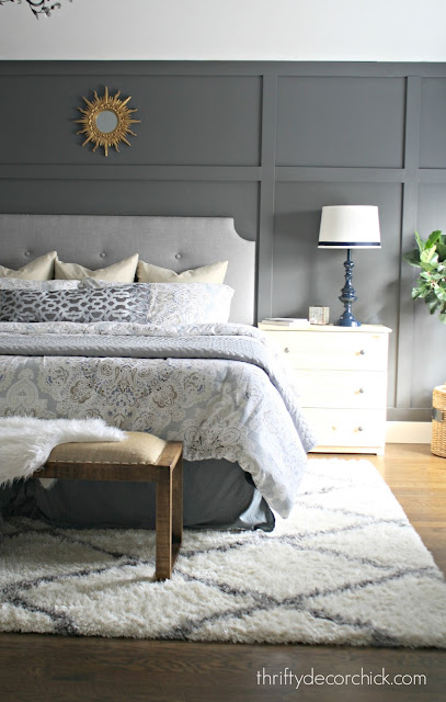 DIY tufted headboard tutorial 