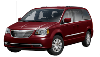 2013 Chrysler Town & Country deep crystal red