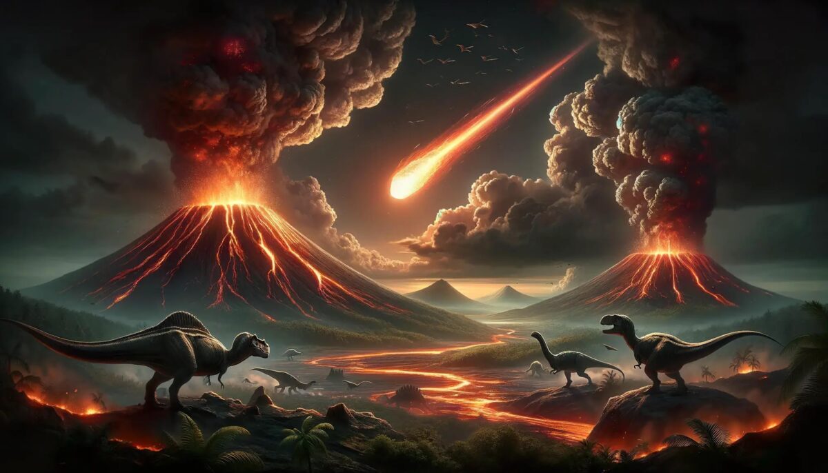 Ηφαίστεια ή αστεροειδείς; Η τεχνητή νοημοσύνη «έληξε» το debate για την εξαφάνιση των δεινοσαύρων