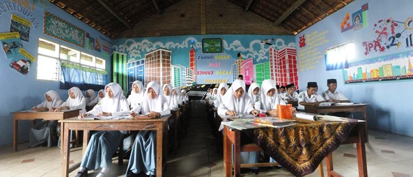 dekorasi ruang kelas sma terbaru