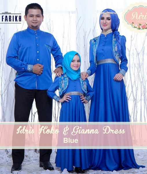 Trend Model Baju Muslim Couple Keluarga untuk Lebaran 