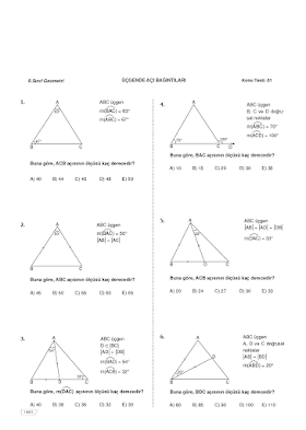 Ekstrem 9. Sınıf Geometri Testleri PDF