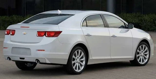 chevrolet malibu 2012, projeção, rear