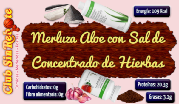 imagen de portada en mi Blog - Recetario de Cenas Sanas y Tentadoras con los Ingredientes de la Merluza Aloe con Sal de Concentrado de Hierbas.