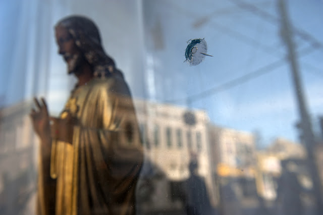 Bullet Hole, Jesus, Church, Storefront, Northside, Cincinnati