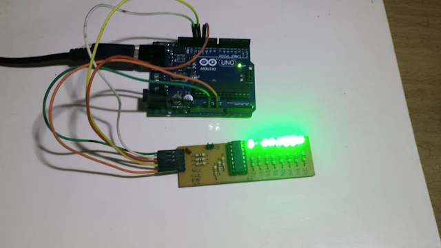 Making a 74HC595 LED driver for Arduino PIC and AVR