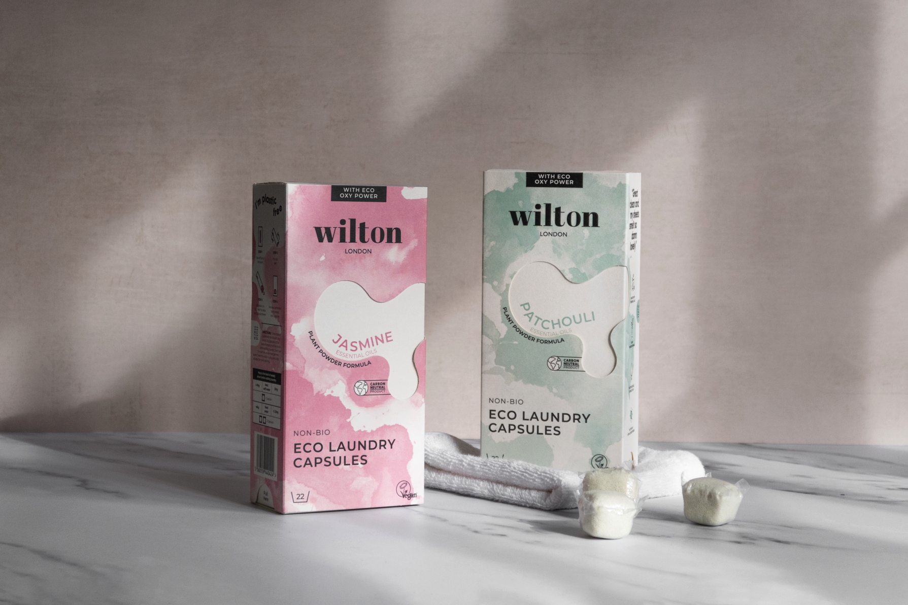 Wilton London debuts New Plant-Powder Eco Laundry Capsule Infused with Essential oils.