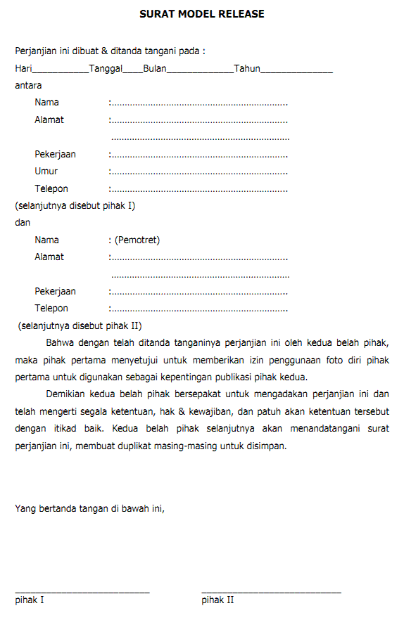 Contoh Surat Pernyataan Untuk Sekolah - Contoh U