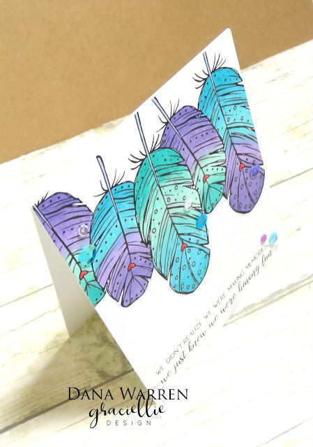 Dana Warren - Kraft Paper Stamps - Graciellie Designs - Spectrum Noir