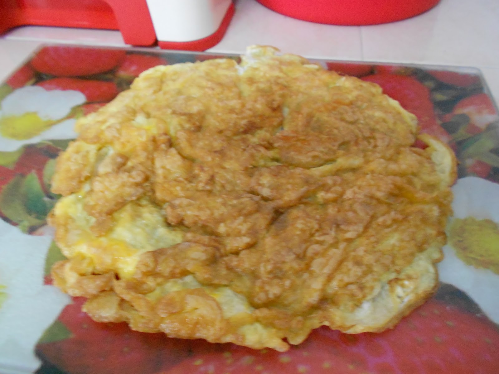 Dari Dapur Maklong: sambal Telur Dadar