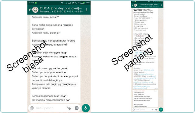 Cara Screenshot Panjangn Di Xiaomi Tanpa Aplikasi Tambhan