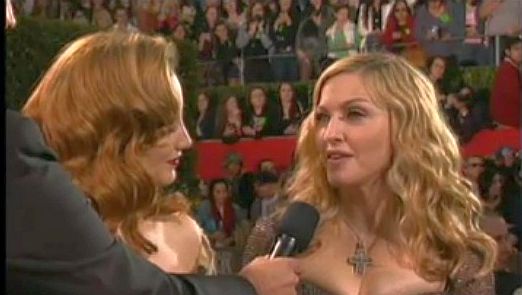 Madonna Golden Globes red carpet