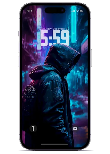 Cyberpunk Guy Wallpaper for Phone