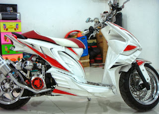 honda beat berkaki chrome