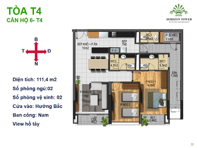 căn hộ 6-T4