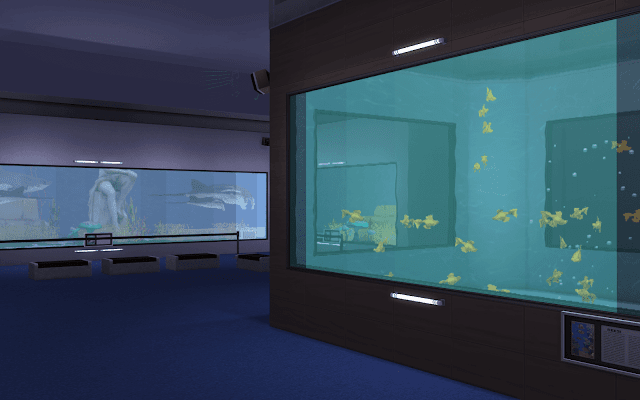 construire aquarium sims 4