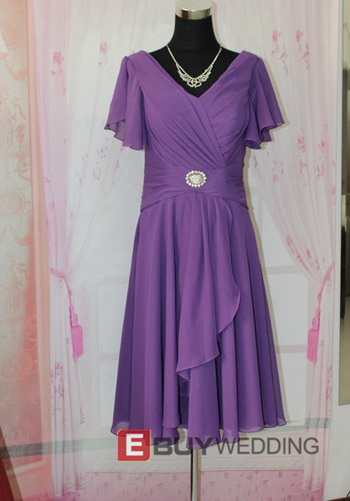 Formal Chiffon Short Mother of the Bride Dresses