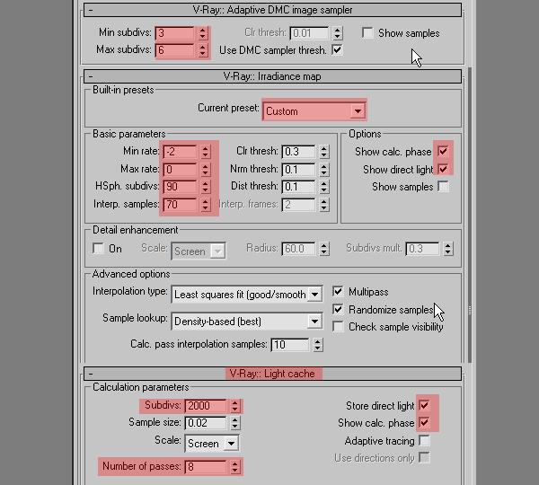 Cara render vray 3ds max interior realistis