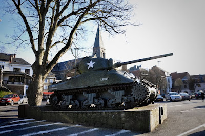 Tanque de la II Guerra Mundial (La Roche, Bélgica)