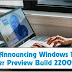 Announcing Windows 11 Insider Preview Build 22000.100