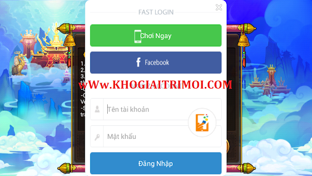 Hướng dẫn đăng ký tài khoản game Teen Du Ký