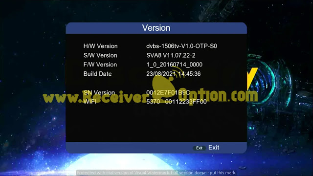 DISCOVERY 6666 1506TV 512M 4M NEW SOFTWARE 23 AUGUST 2021