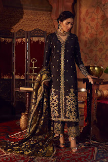 Faiza Saqlain is one of the most prestigious planners and her assortment comprises on different wedding outfits. A lovely gathering of ace specialty, from tilla work to hand weaving Arzeena is the ideal troupe for this wedding season.   A tribute to a history not yet overlooked and perpetually prized. Her hypnotizing wedding assortment is amazing and she introduced her assortment gently.